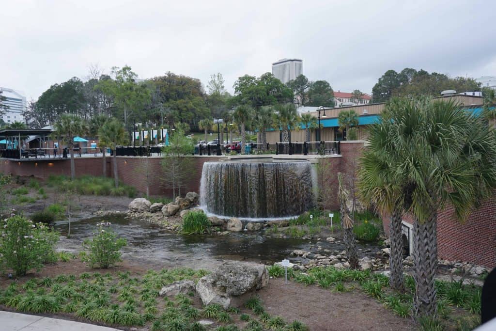Cascades Park waterfall-Tallahassee Florida
