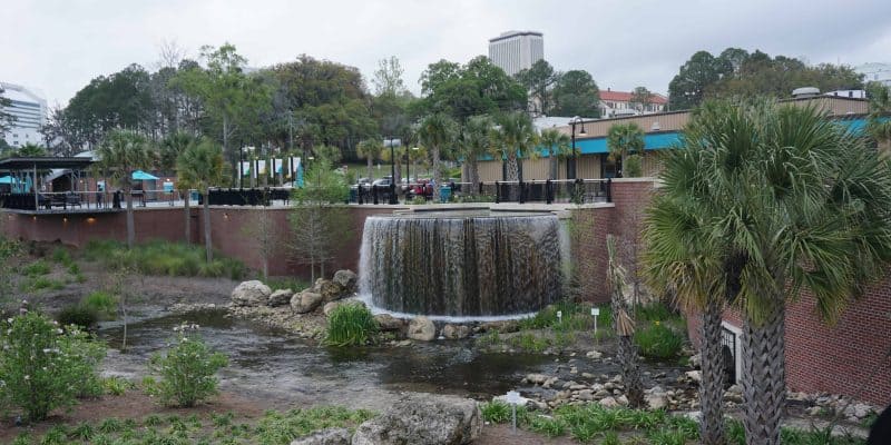 Cascades Park waterfall-Tallahassee Florida