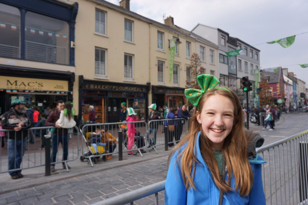 Ireland-killarney-st. patrick's day-waiting for parade