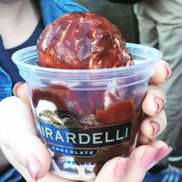 California-san francisco-ghirardelli-ice cream