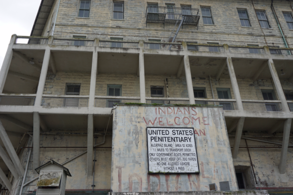 California-san francisco-arrival at alcatraz