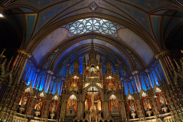 Quebec-montreal-notre dame basilica-interior