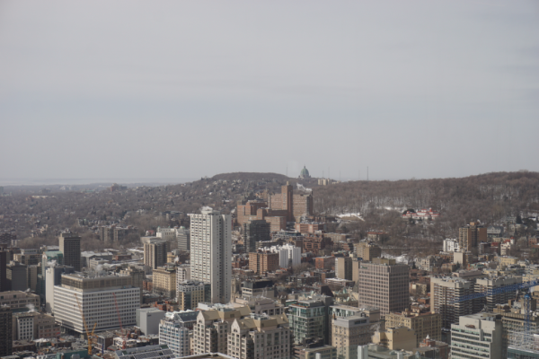 Quebec-montreal-view from au sommet observatory