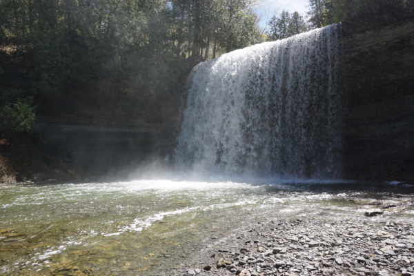 Canada-manitoulin island-kagawong-bridal veil falls