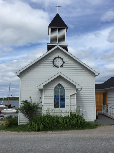 Manitoulin island-kagawon-sailor's church-exterior