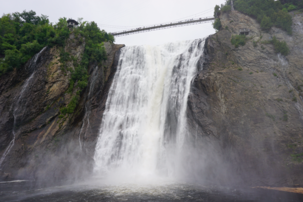 Canada-quebec-montmorency falls park-close to falls