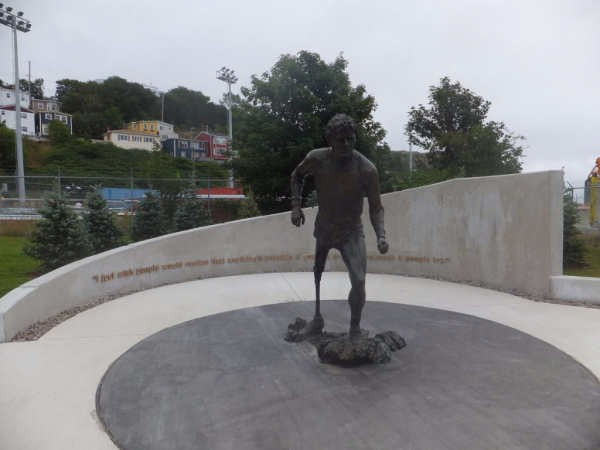 Terry Fox Memorial in St. John's Newfoundland