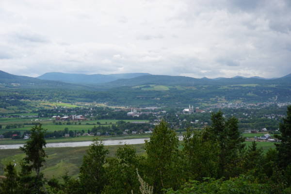 Quebec-scenic viewpoint outside baie-saint-paul