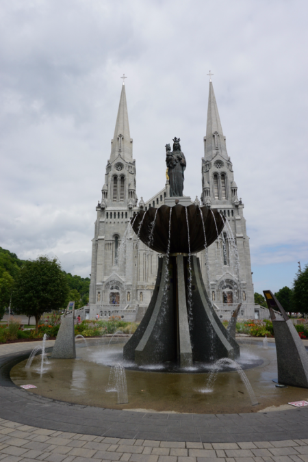 Quebec-saint anne de beaupre-fountain