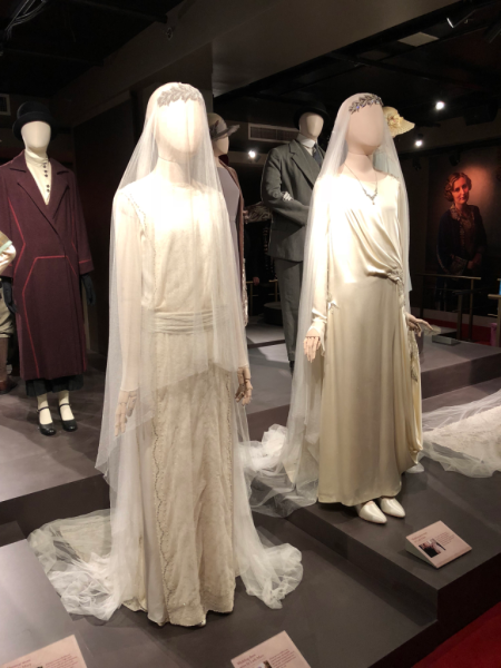 New york city-downton abbey exhibition-downton wedding gowns