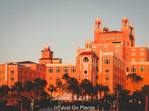 Florida-St. Pete Beach-Don CeSar hotel-sunset