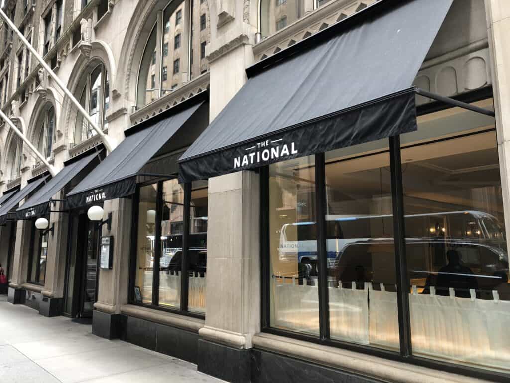 Exterior of The National at The Benjamin hotel in New York City.