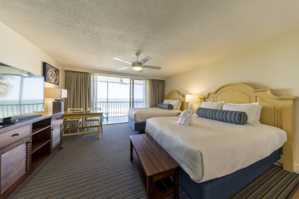 Florida-Fort Myers-Pink Shell Beach Resort-Two Queen Room in Sanibel View Building