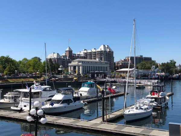 Victoria british columbia-a view of inner harbour