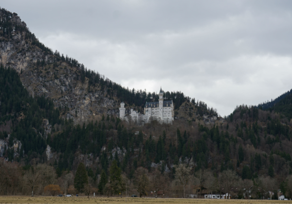 Germany-neuschwanstein castle from a distance