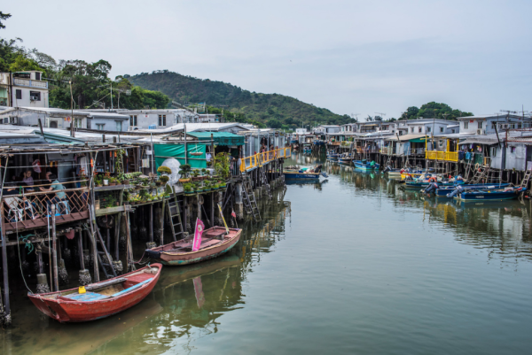 Hong Kong-Tai-O fisherman's village