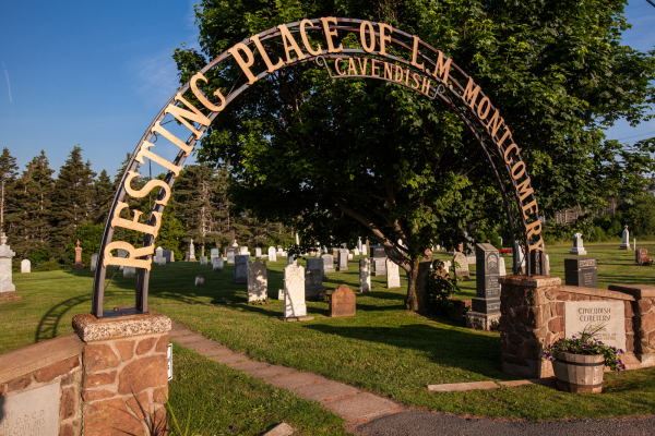 prince edward island-cavendish cemetery-burial site of lucy maud montgomery