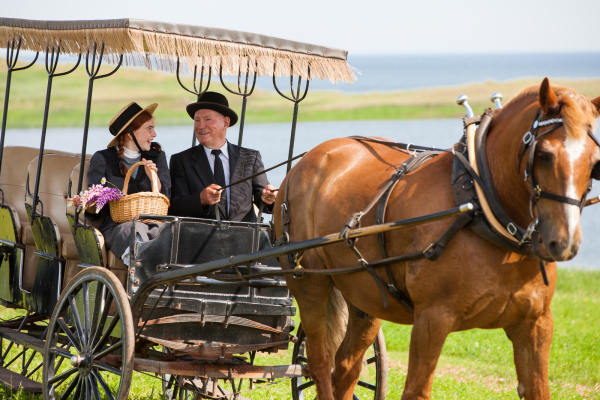 prince edward island-carriage ride anne and matthew