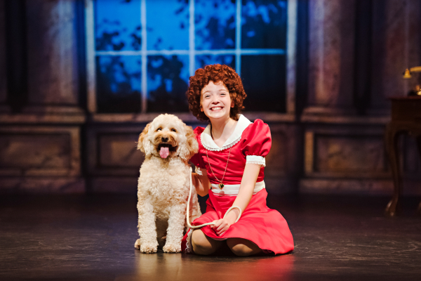 Charlie as Sandy and Riley DeLuca as Annie in Annie  Drayton Entertainment  2019 Season