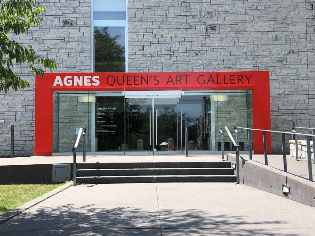 exterior of agnes etherington art centre 