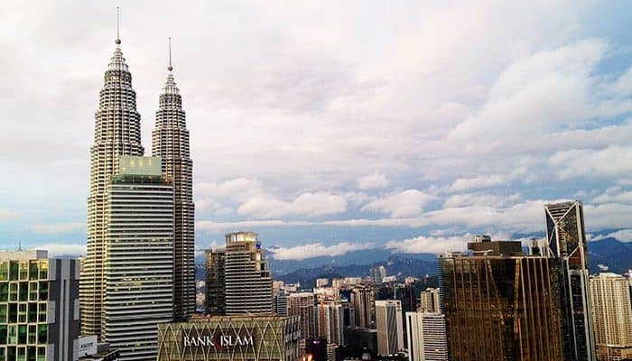 Skyline in Kuala Lumpur, Malaysia
