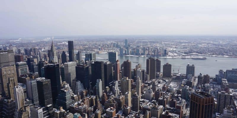 new york skyline from empire state building