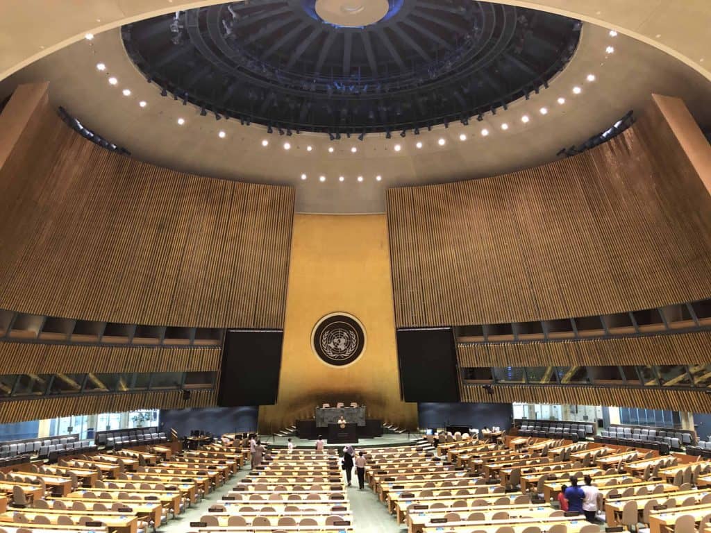 united nations general assembly hall