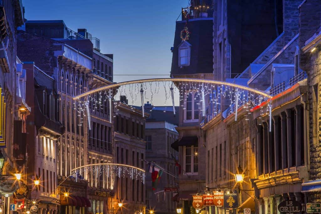 old montreal christmas lights