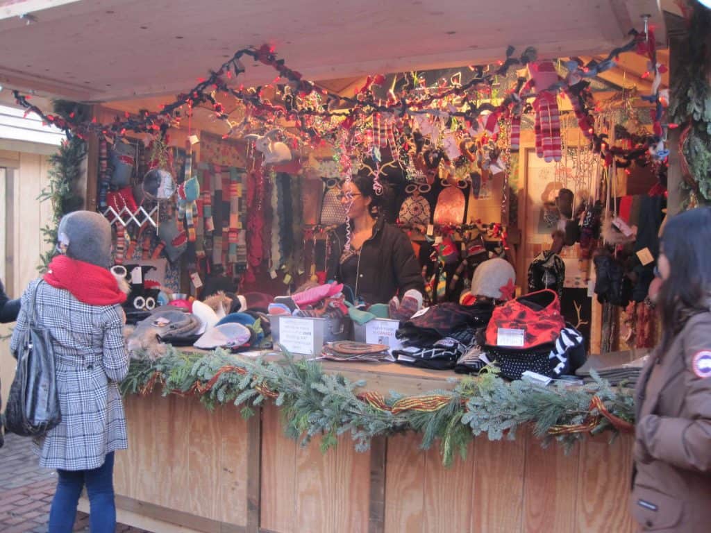 holiday market stall-Toronto Distillery District