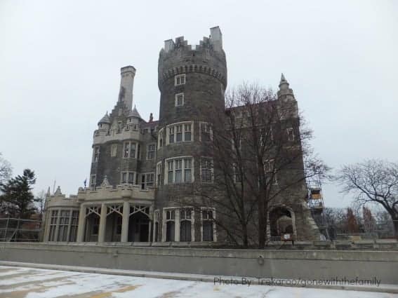 casa loma toronto in winter