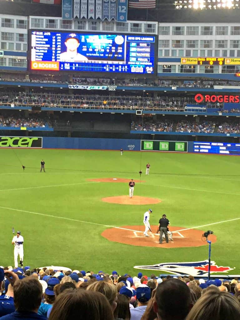 rogers stadium-blue jays game