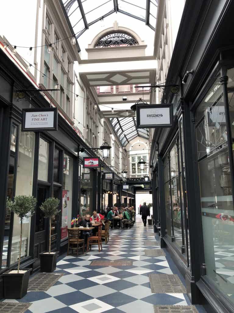 victorian arcade in cardiff