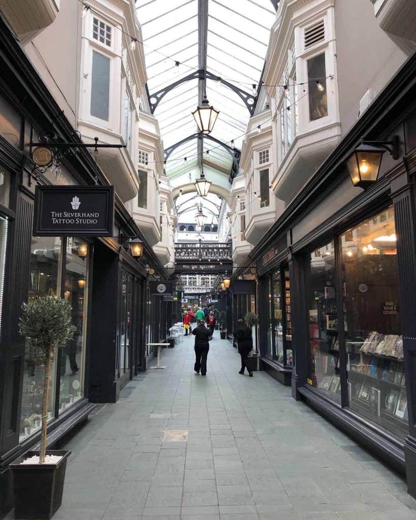 victorian shopping arcade cardiff