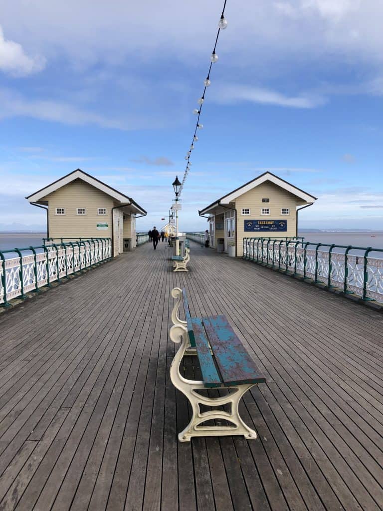 benches on pier