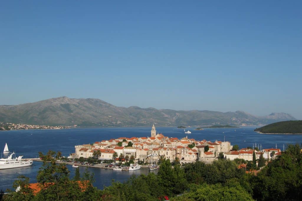 croatia islands-korkula view