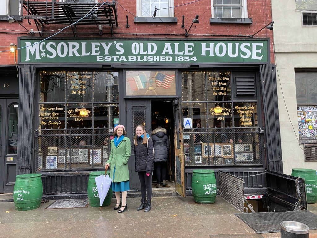 exterior of McSorley's Old Ale House