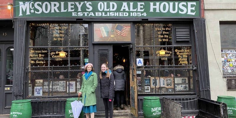 exterior of McSorley's Old Ale House