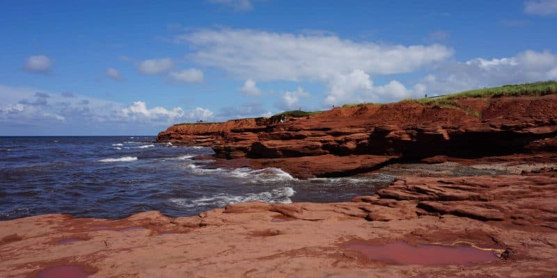 red stone cliffs-prince edward island