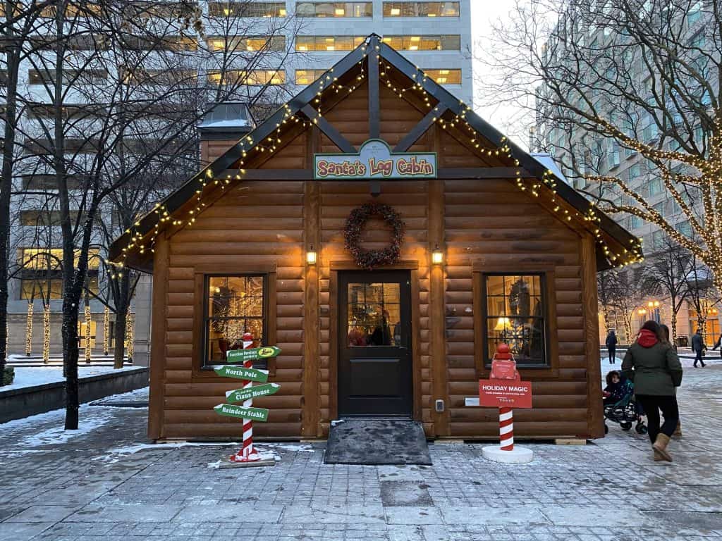 Santa's Log Cabin-Trinity Square-Toronto