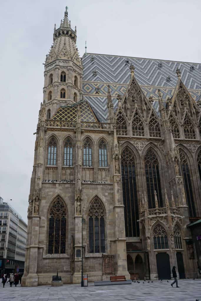exterior of St Stephen's Cathedral-Vienna