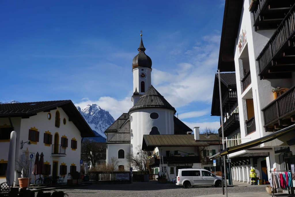 domed church in garmisch-partenkirchen