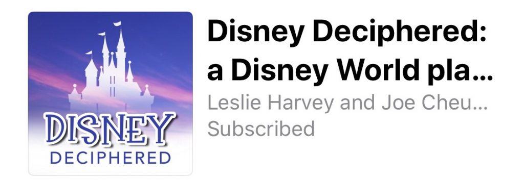 Disney Deciphered podcast logo
