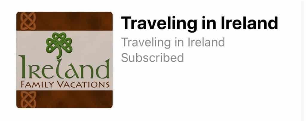 Traveling in Ireland podcast logo