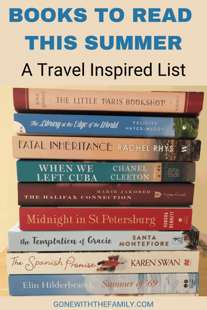 Pinterest image for 21 Books to Read This Summer - A Travel Inspired List.