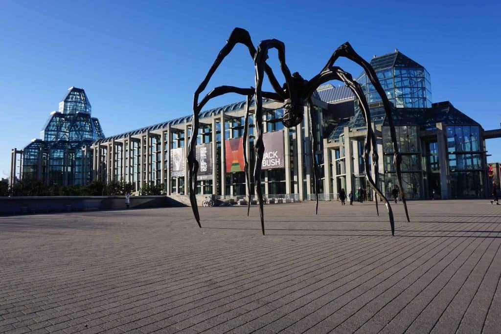 maman sculpture-exterior national gallery-ottawa