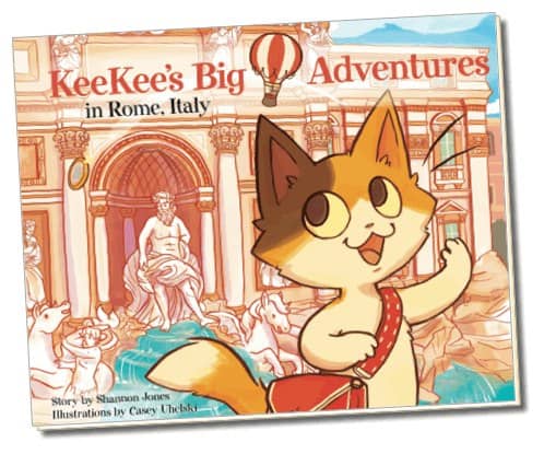 KeeKee's Big Adventures in Rome Italy by Shannon Jones cover image.