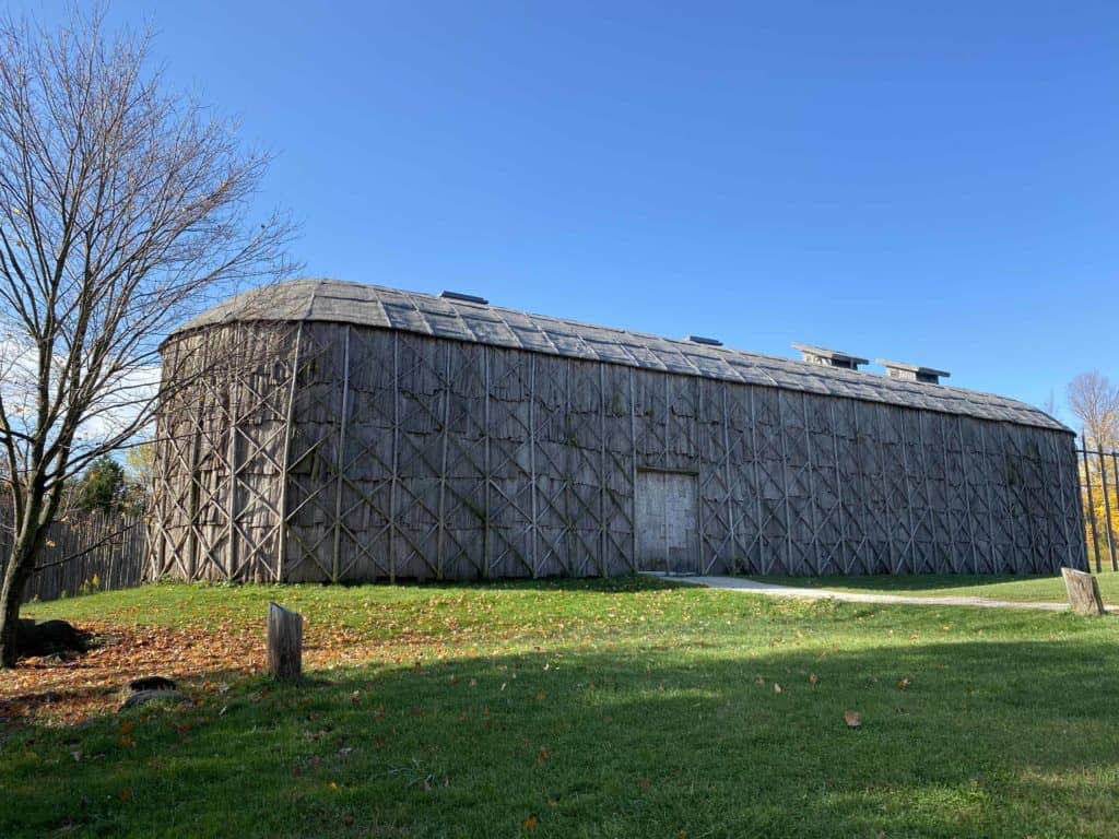 crawford lake-iroquoian longhouse