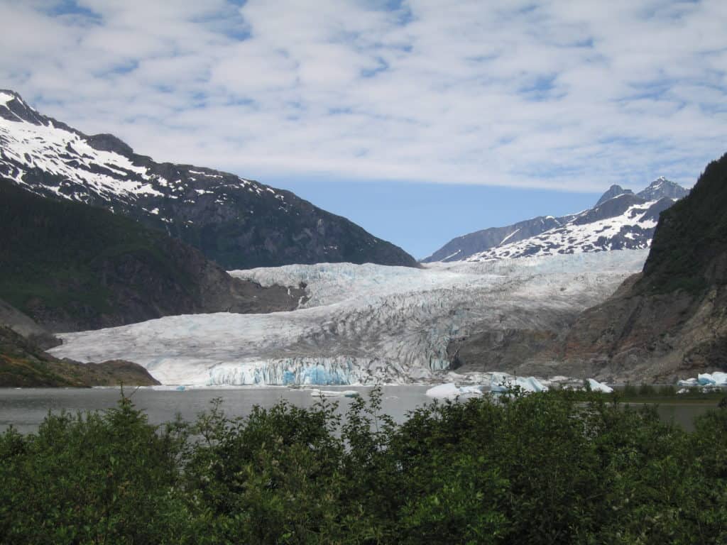 mendenhall glacier-juneau-alaska