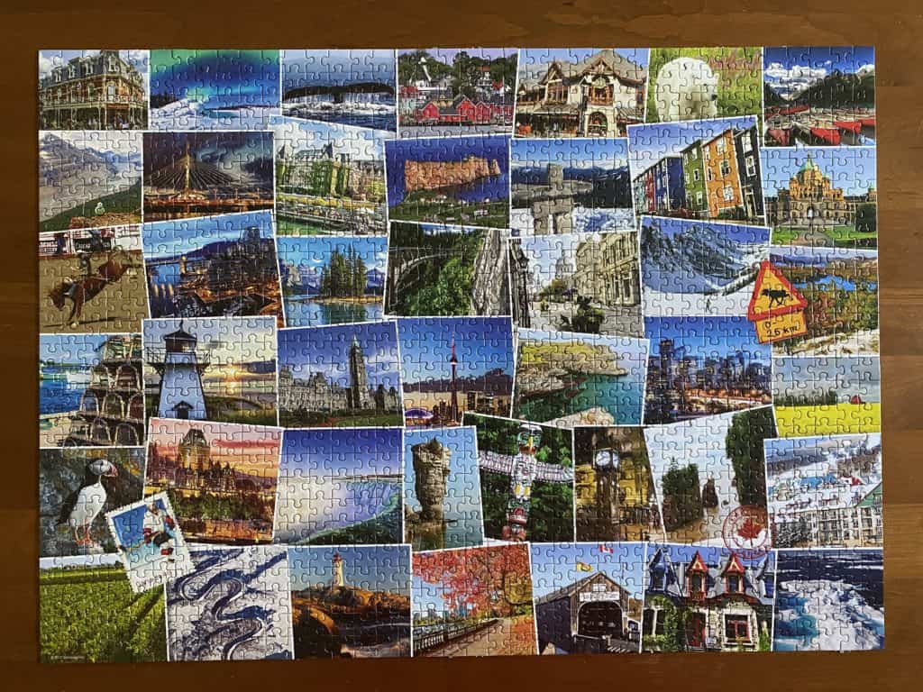 jigsaw puzzle-canadian destinations