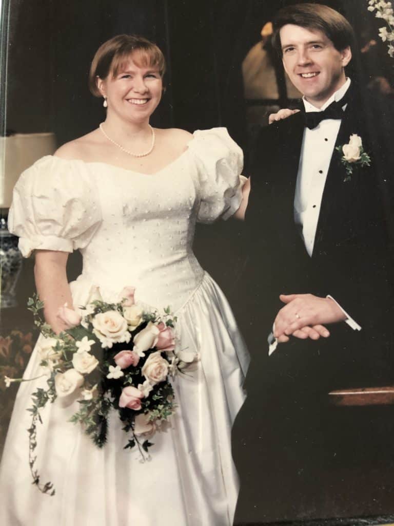 photo of bridge and groom